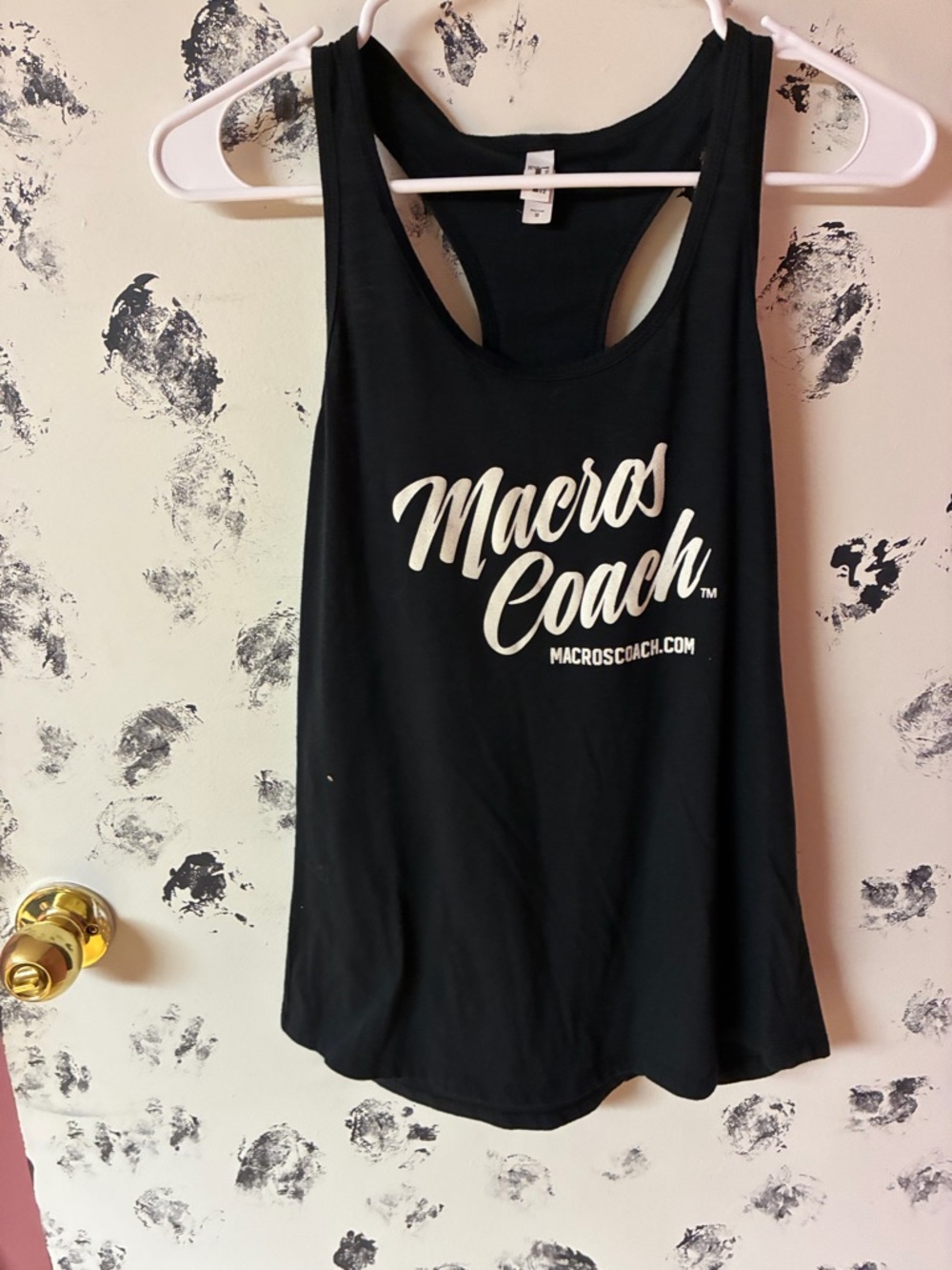 Women's Black Vintage Logo Tank Top